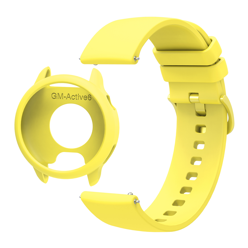 Silicone Watch Band 22Mm - 1Set Silicone Case+Strap For Garmin Vivoactive6
