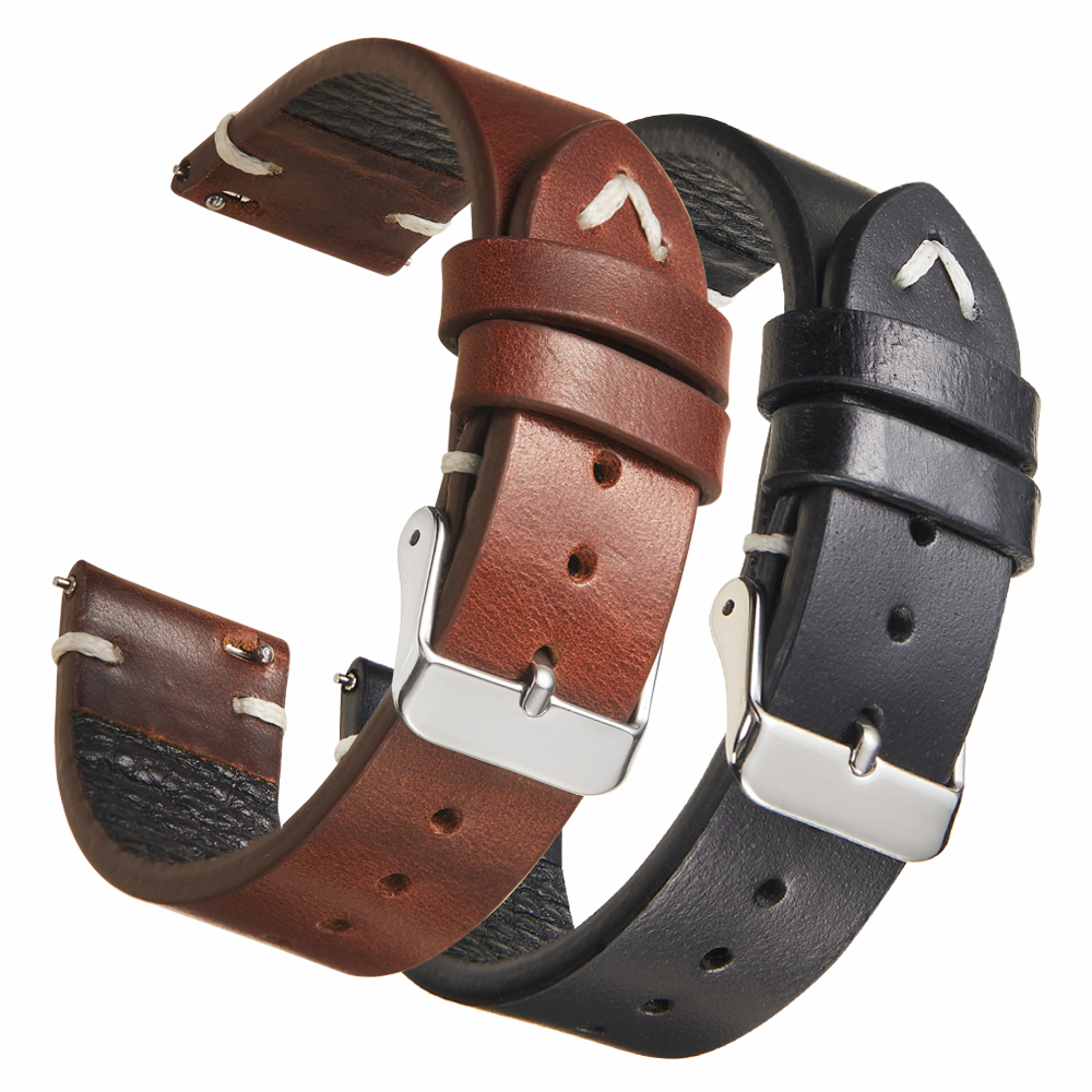 Canvas Strap Watch - Vintage Genuine 18mm 19mm 20mm 22mm