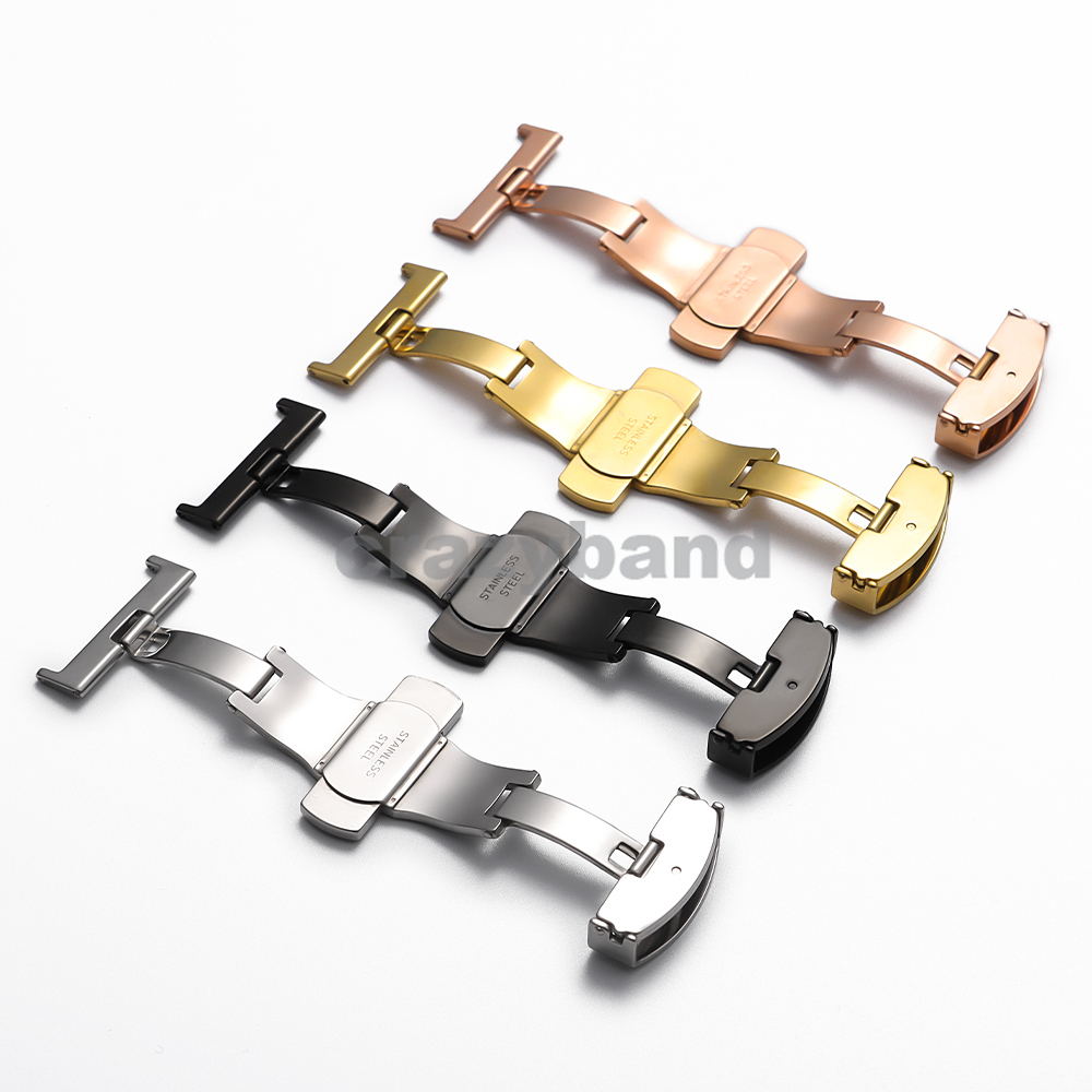 Stainless Steel Universal Butt - Butterfly Clasp Deployant บทวิจารณ์และราคา