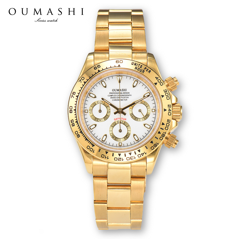 39mm VK63 watch Gold Stainless - Stainless Bracelet Diver บทวิจารณ์และราคา