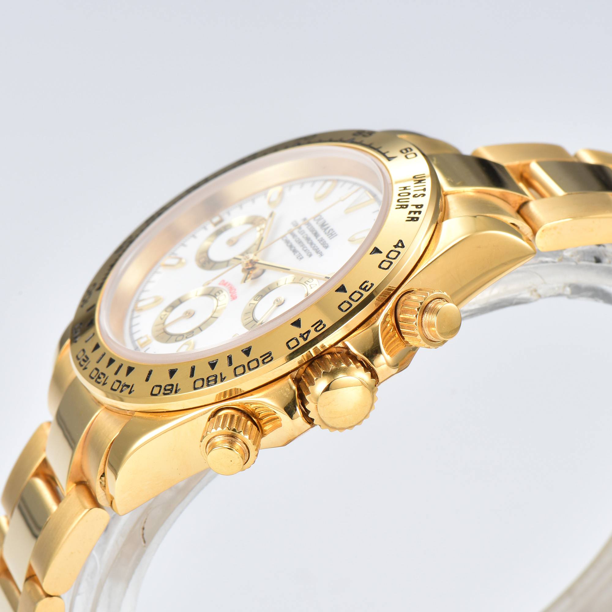 39mm VK63 watch Gold Stainless - Stainless Bracelet Diver บทวิจารณ์และราคา