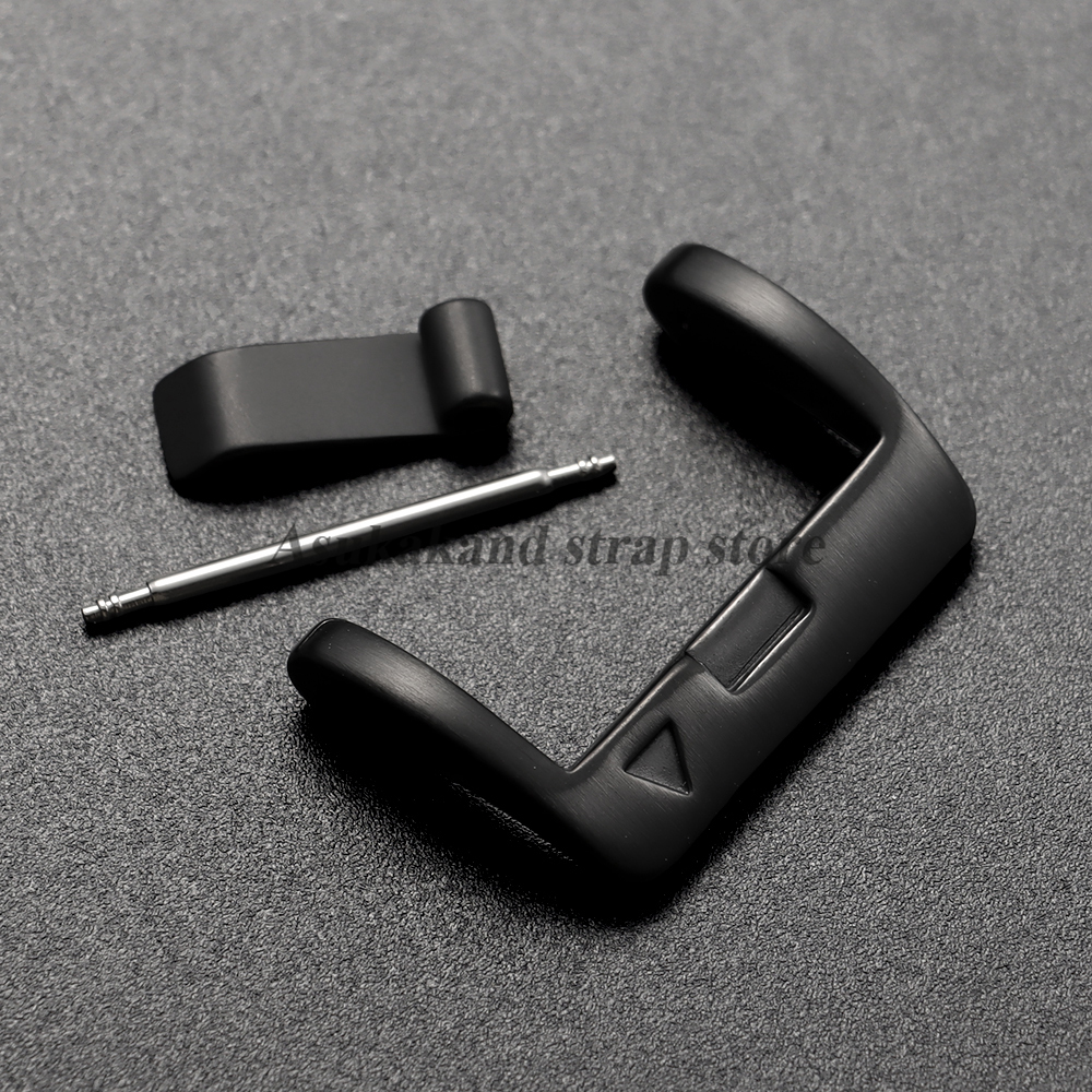 Black Stainless Steel Watch Bu - Silicone Watch Band 22Mm บทวิจารณ์และราคา