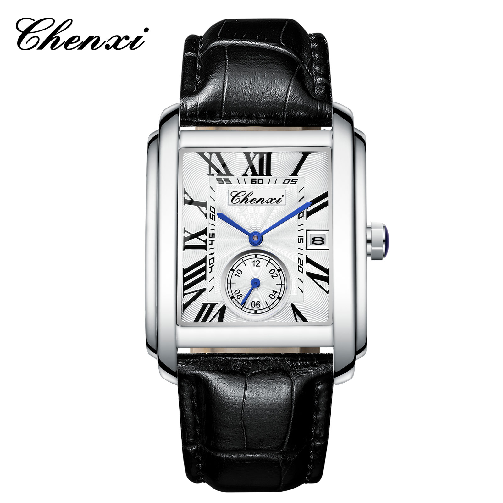 Chenxi 8216 New Fashion Boy Cl - Leather Watch Band Men บทวิจารณ์และราคา