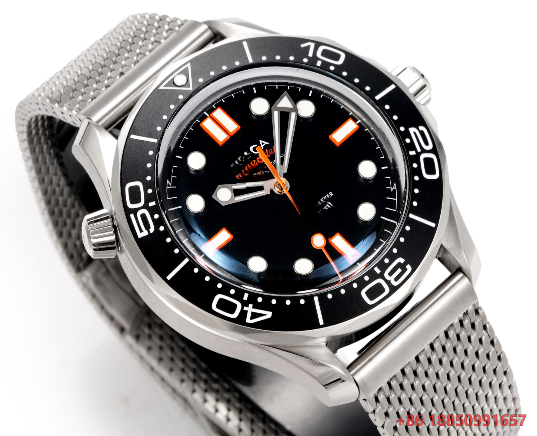 42mm Diver Style Automatic Mec - Rubber Strap Diver บทวิจารณ์และราคา
