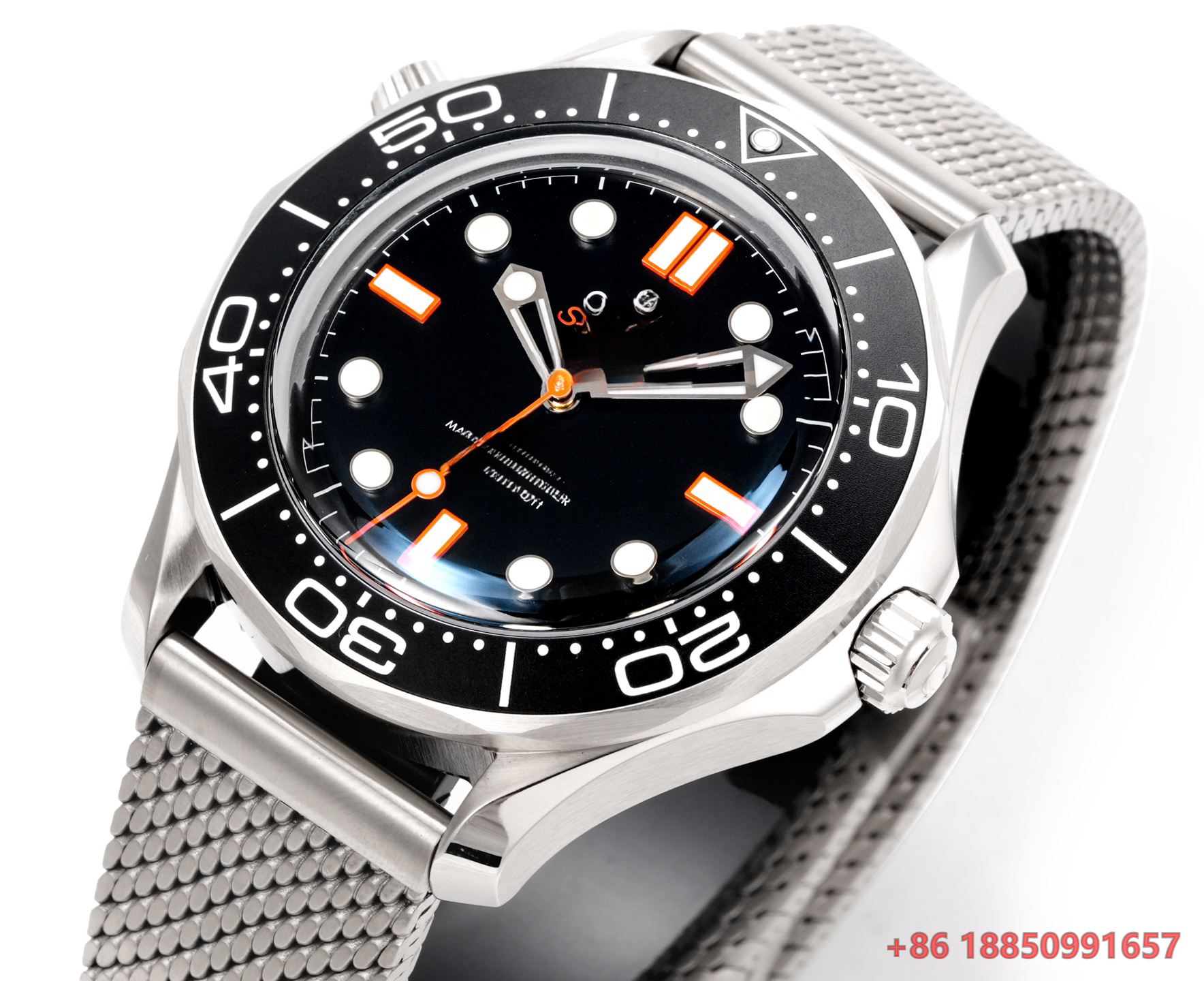 42mm Diver Style Automatic Mec - Rubber Strap Diver บทวิจารณ์และราคา