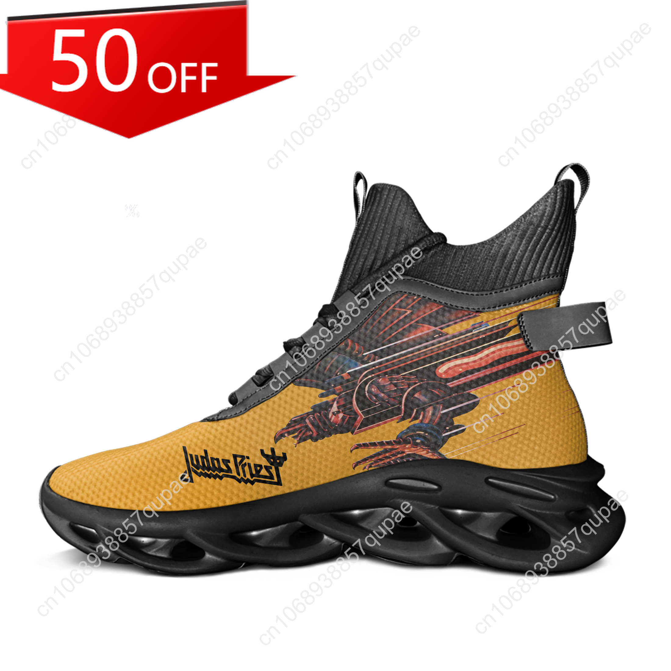 Judas Priest High Top Flats Sn - Mesh Strap Metal บทวิจารณ์และราคา