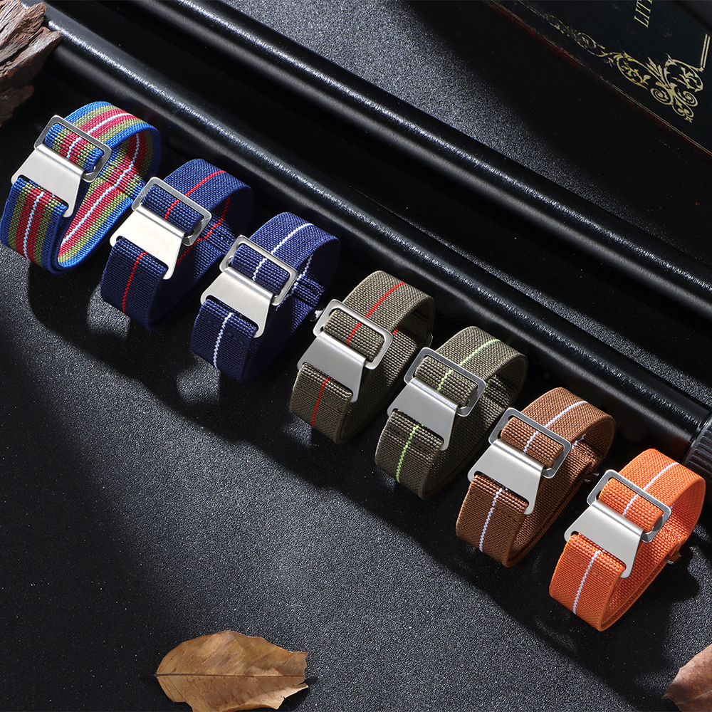 Elastic Watch Strap 18mm 20mm  - Parachute Strap Elastic บทวิจารณ์และราคา