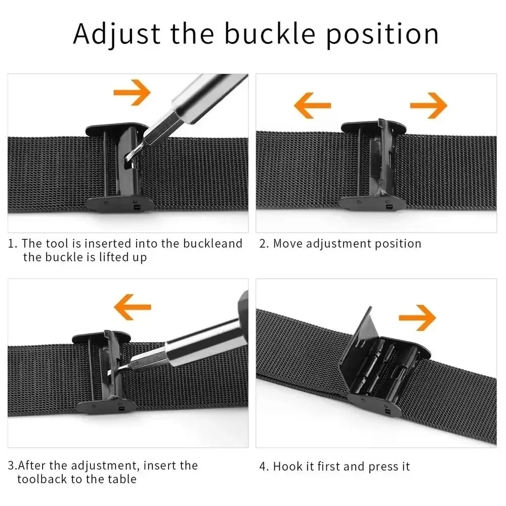 Metal Bands for Huawei Band 6/ - Mesh Strap Metal บทวิจารณ์และราคา