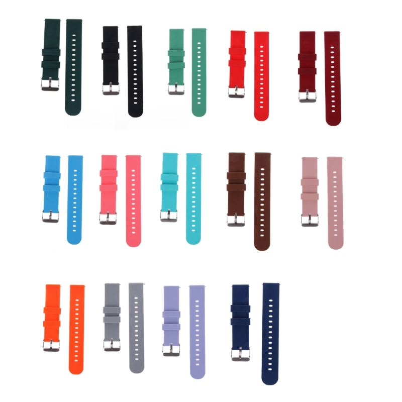 Silicone Strap 20/22mm Soft Qu - Silicone Watch Band 22Mm บทวิจารณ์และราคา