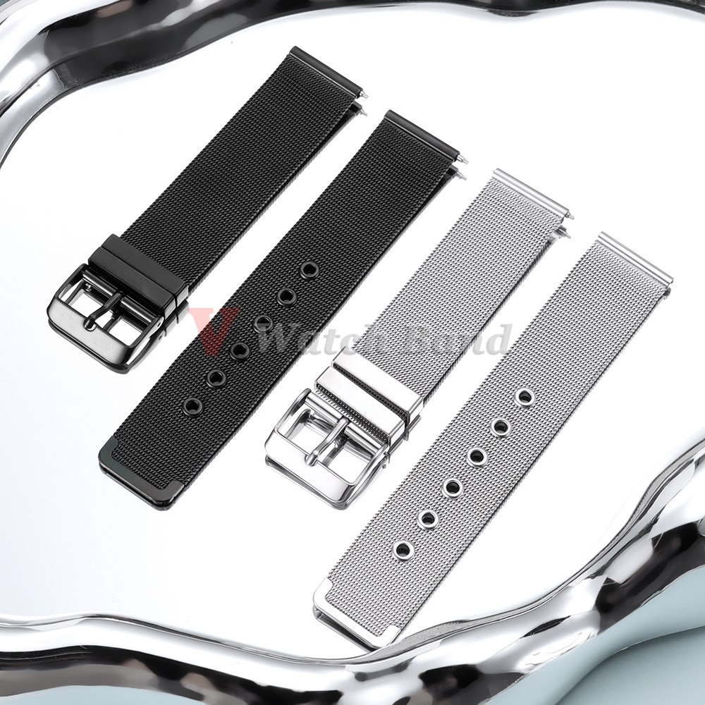 0.4 Mesh Milanese Strap Stainl - Mesh Strap Metal บทวิจารณ์และราคา