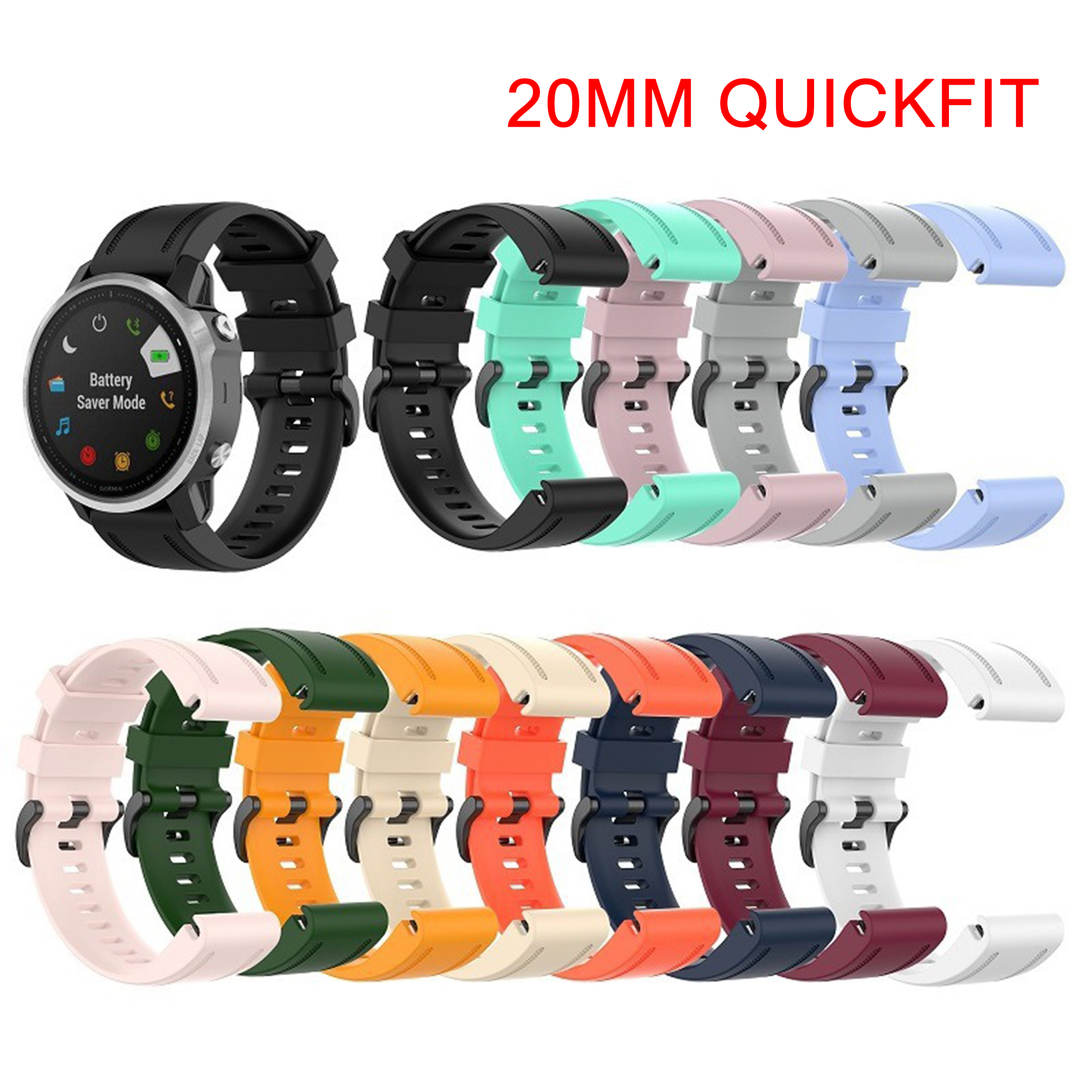 Watch Bands For Garmin Fenix 8 - Silicone Watch Band 22Mm บทวิจารณ์และราคา