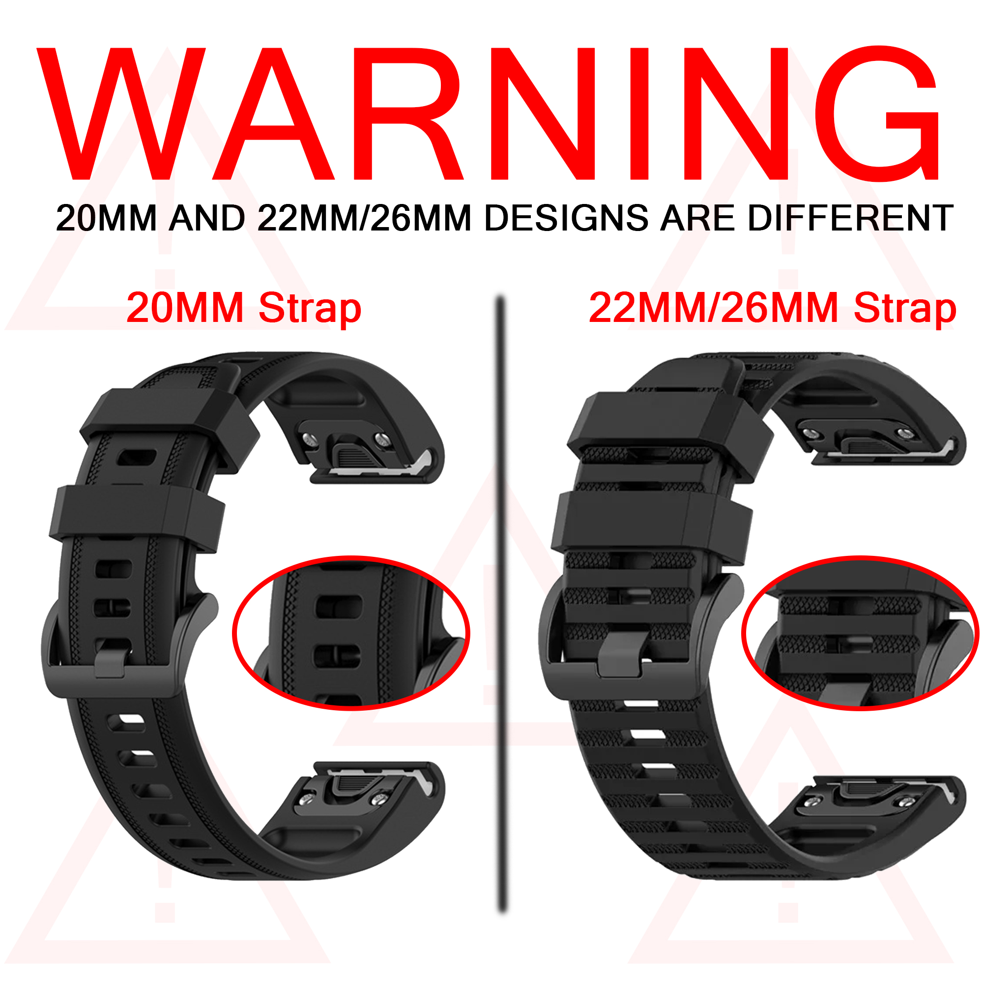 Watch Bands For Garmin Fenix 8 - Silicone Watch Band 22Mm บทวิจารณ์และราคา
