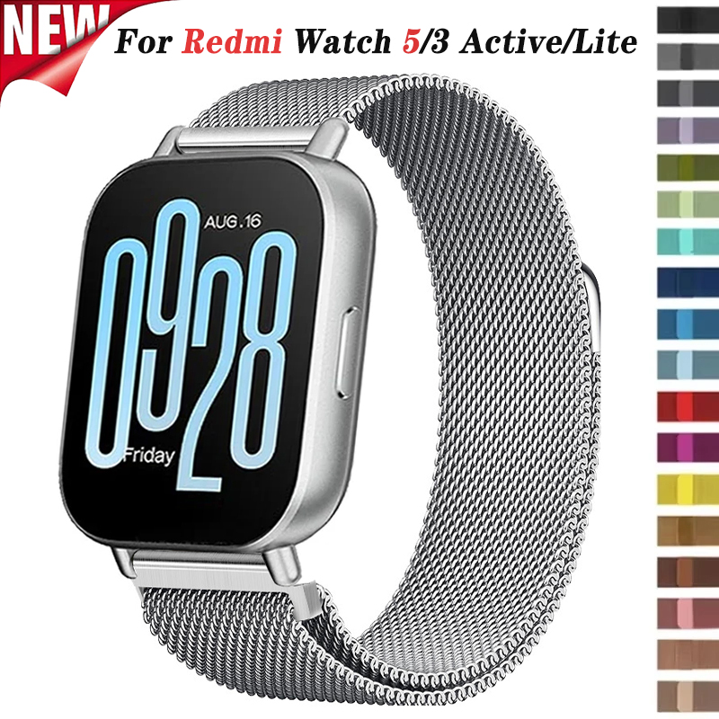 Milanese Strap for Xiaomi Redm - Milanese Loop Magnetic บทวิจารณ์และราคา