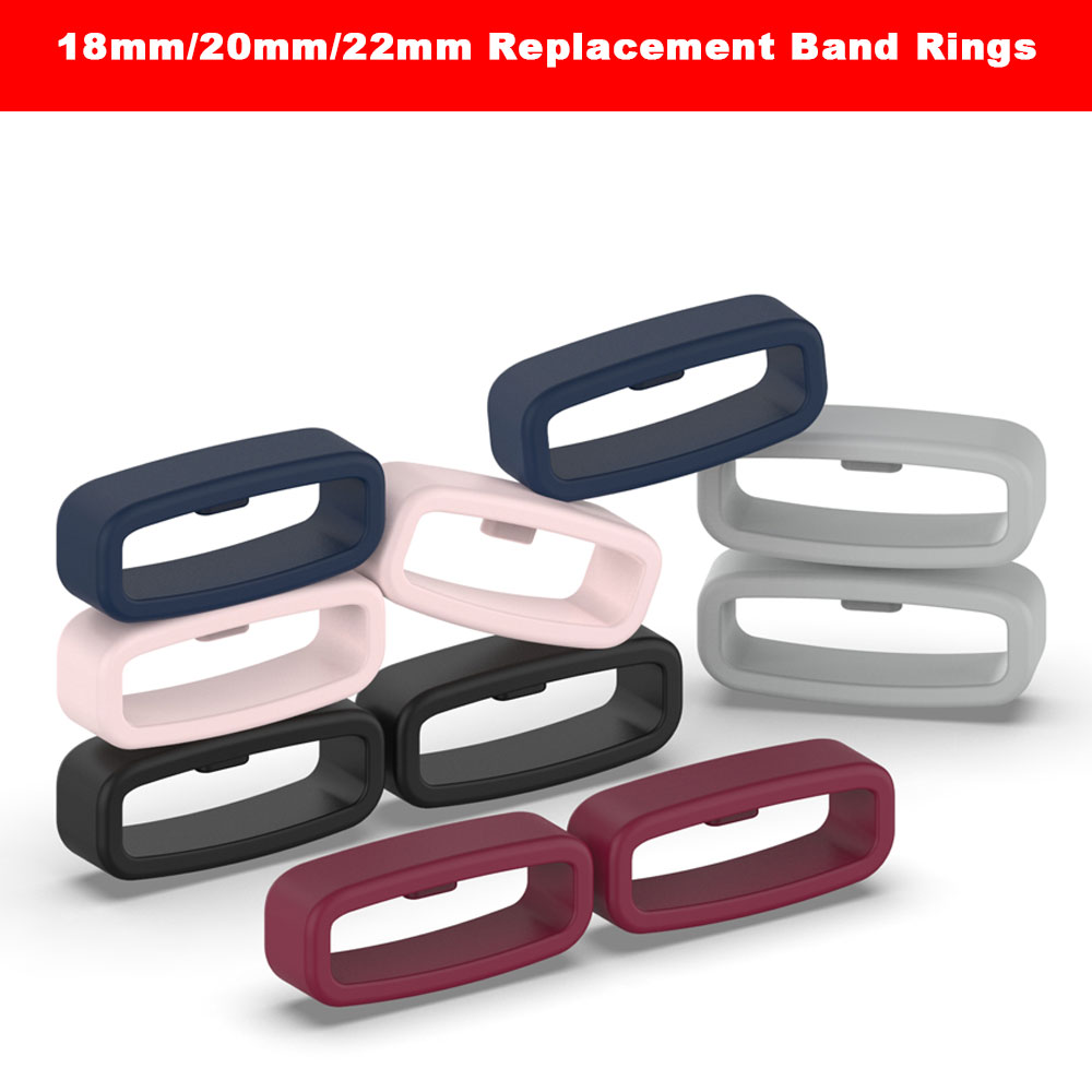 18 20 22mm Watch Band Ring Rub - Silicone Watch Band 22Mm บทวิจารณ์และราคา