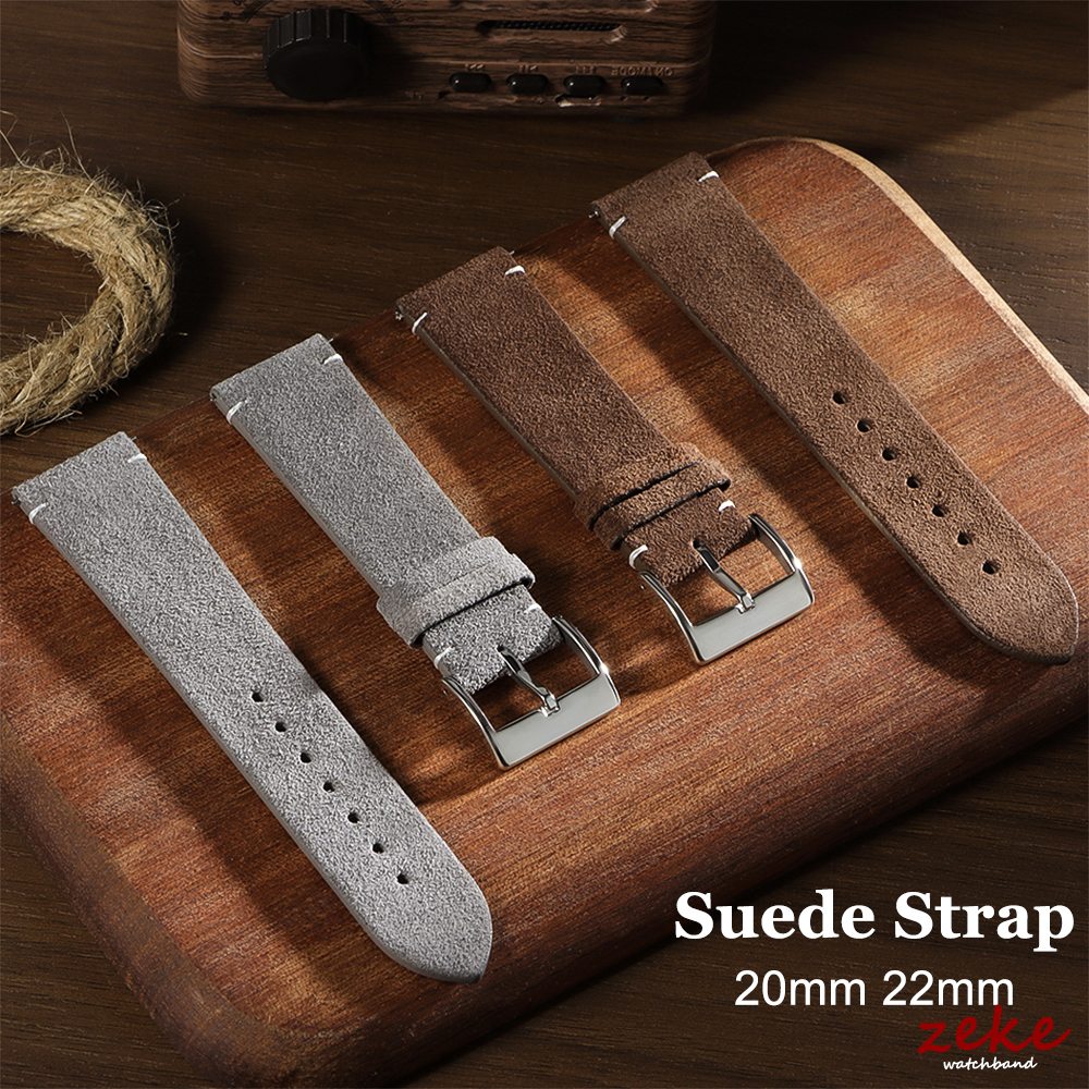 20mm 22mm Wristband Quick Rele - Suede Strap Watch บทวิจารณ์และราคา
