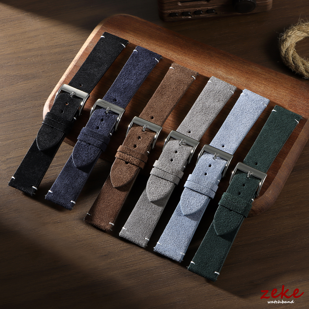 20mm 22mm Wristband Quick Rele - Suede Strap Watch บทวิจารณ์และราคา