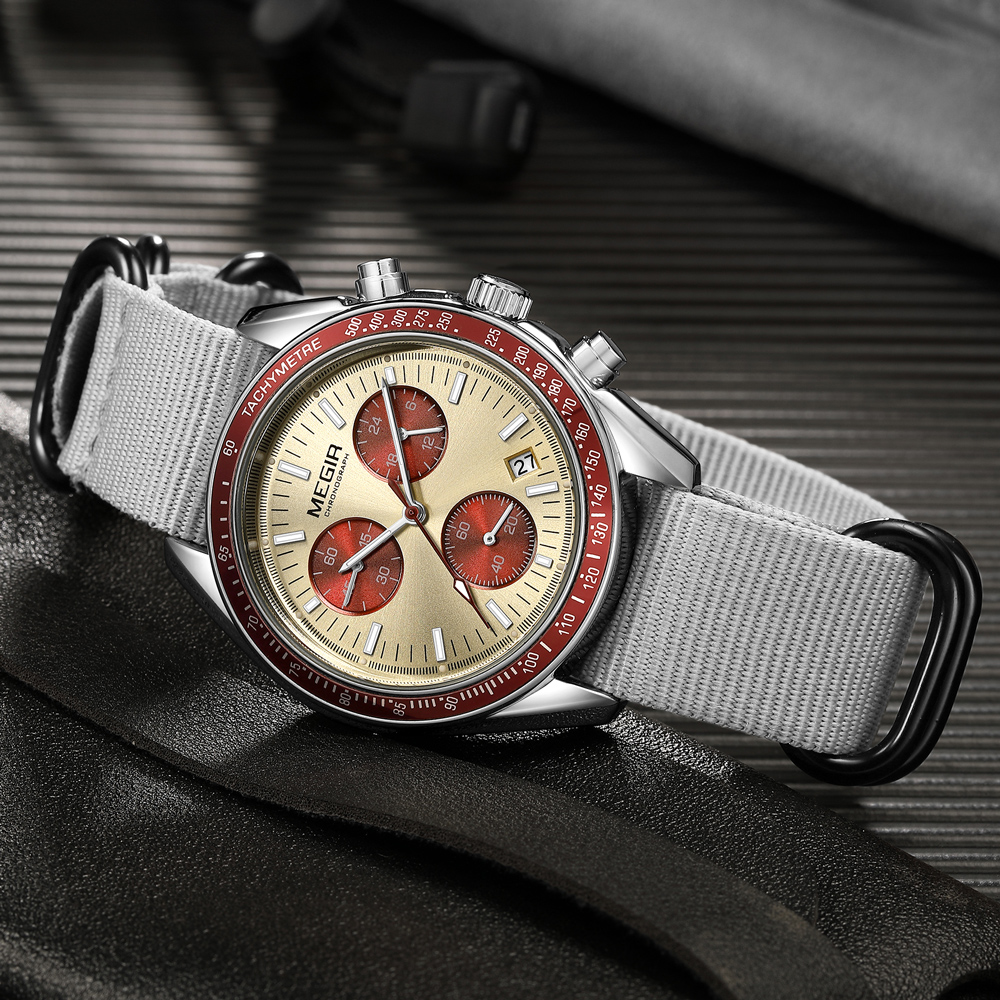 MEGIR New Luxury Men's Watches - Canvas Strap Watch บทวิจารณ์และราคา