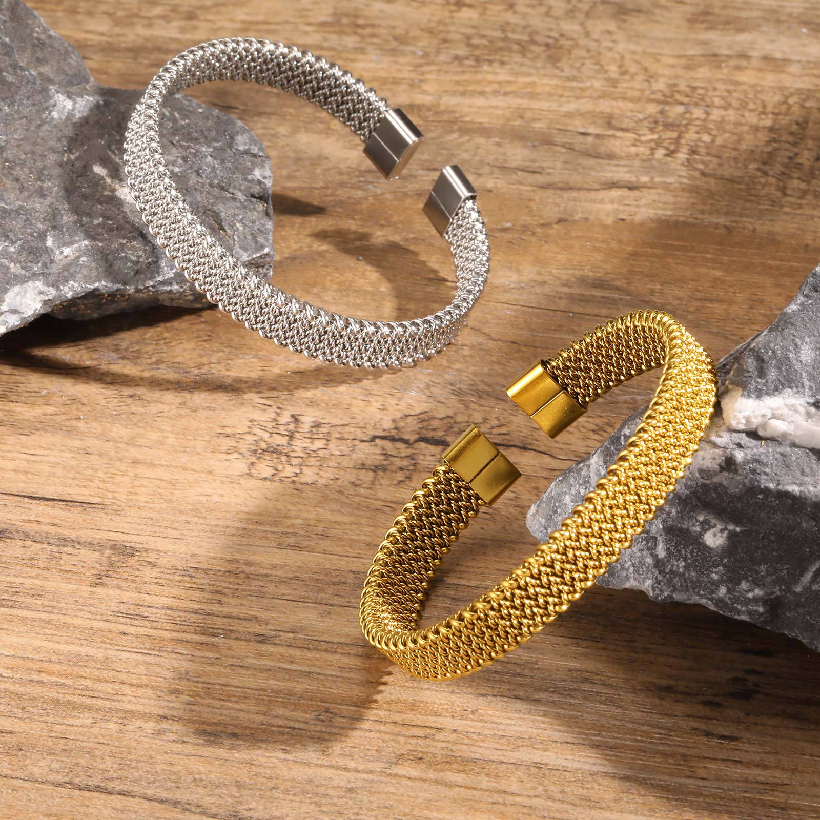 10mm Braided Stretch Strap Ope - Mesh Strap Metal บทวิจารณ์และราคา