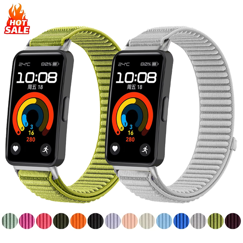 Nylon Loop Strap For Huawei Ba - Sport Loop Velcro บทวิจารณ์และราคา