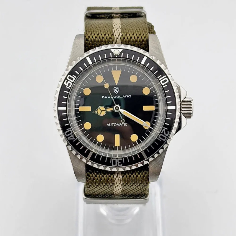 NH35 vintage 40mm sapphire gla - Tropic Strap Vintage บทวิจารณ์และราคา