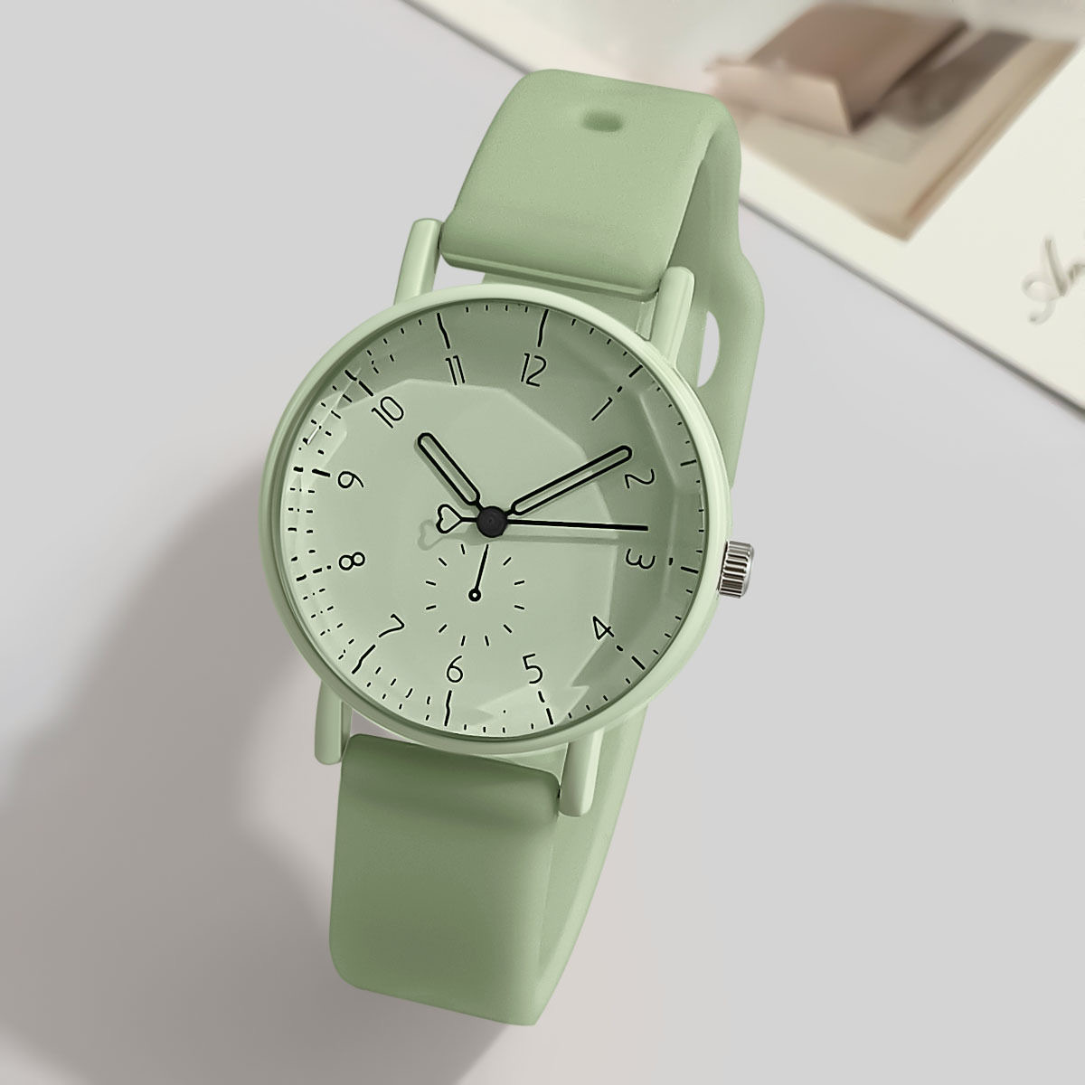 Fashion Arabic Dial Women Quar - Silicone Band Women บทวิจารณ์และราคา