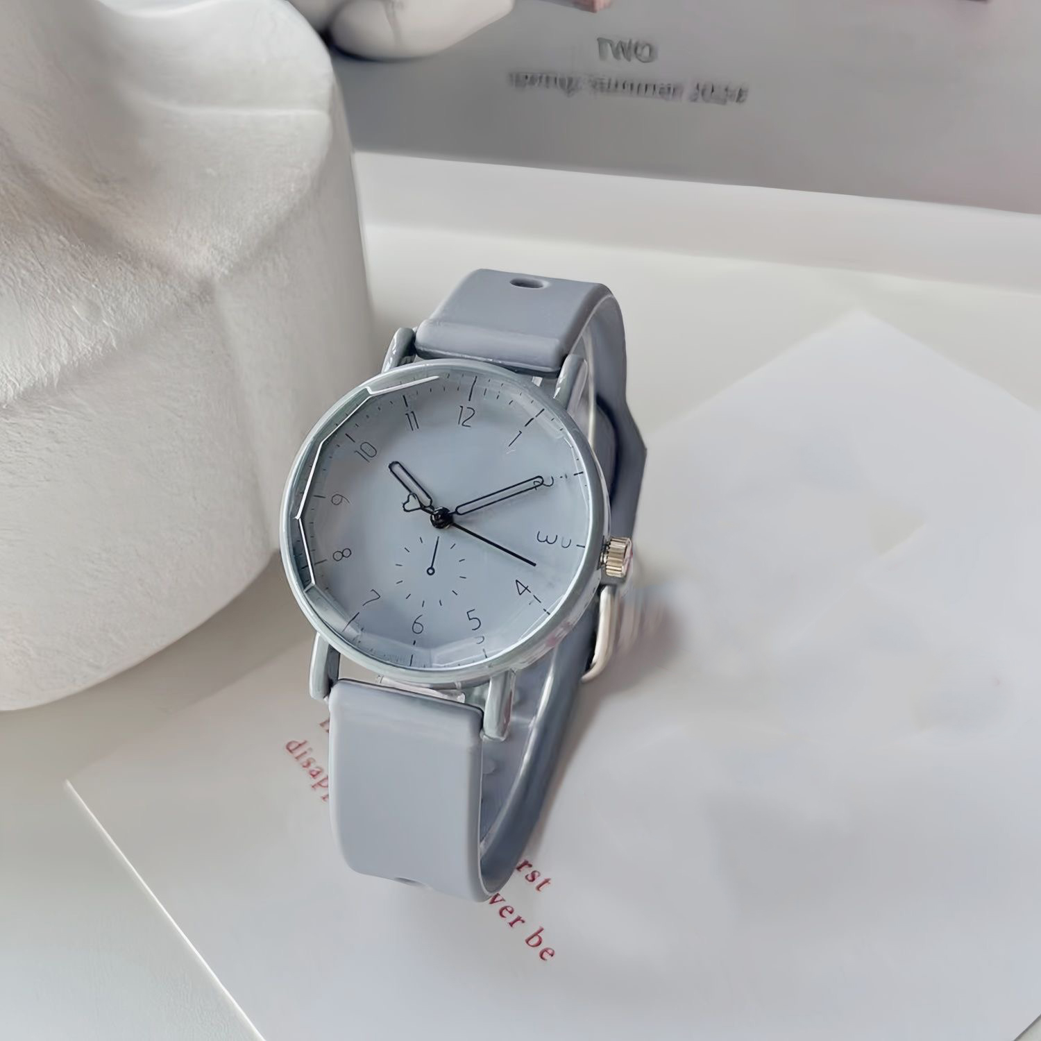 Fashion Arabic Dial Women Quar - Silicone Band Women บทวิจารณ์และราคา