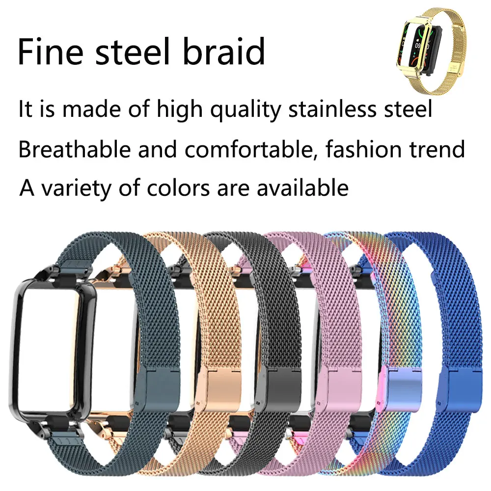 Suitable for Oppo Band 2 Stain - Mesh Strap Metal บทวิจารณ์และราคา