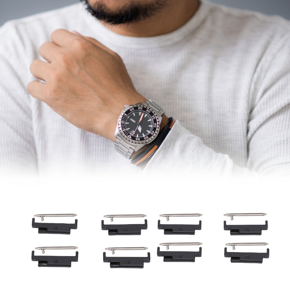 4 Pairs Metal Metal Watch Band - Strap Change Adapter บทวิจารณ์และราคา
