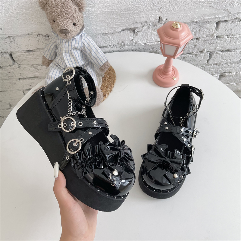 2026 Platform Lolita Shoes Wom - Mesh Strap Metal บทวิจารณ์และราคา