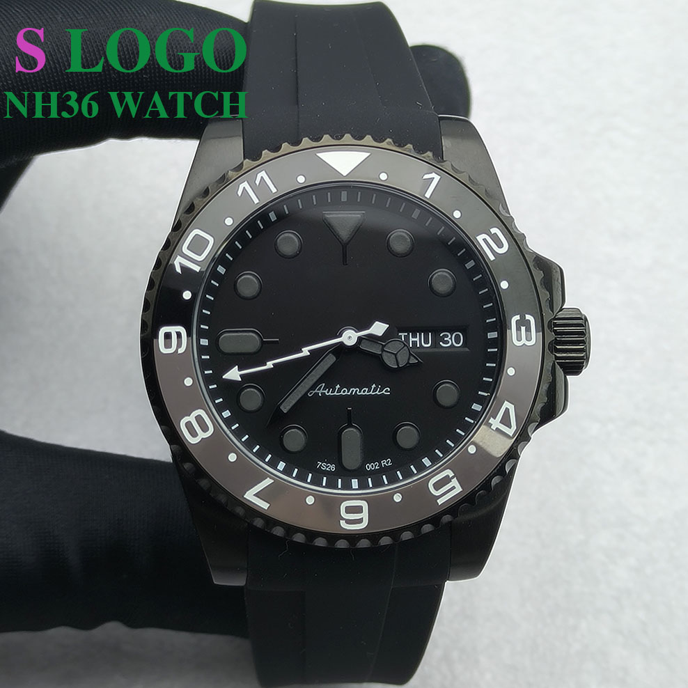 40MM NH36 Watch Black Men's St - Stainless Bracelet Diver บทวิจารณ์และราคา