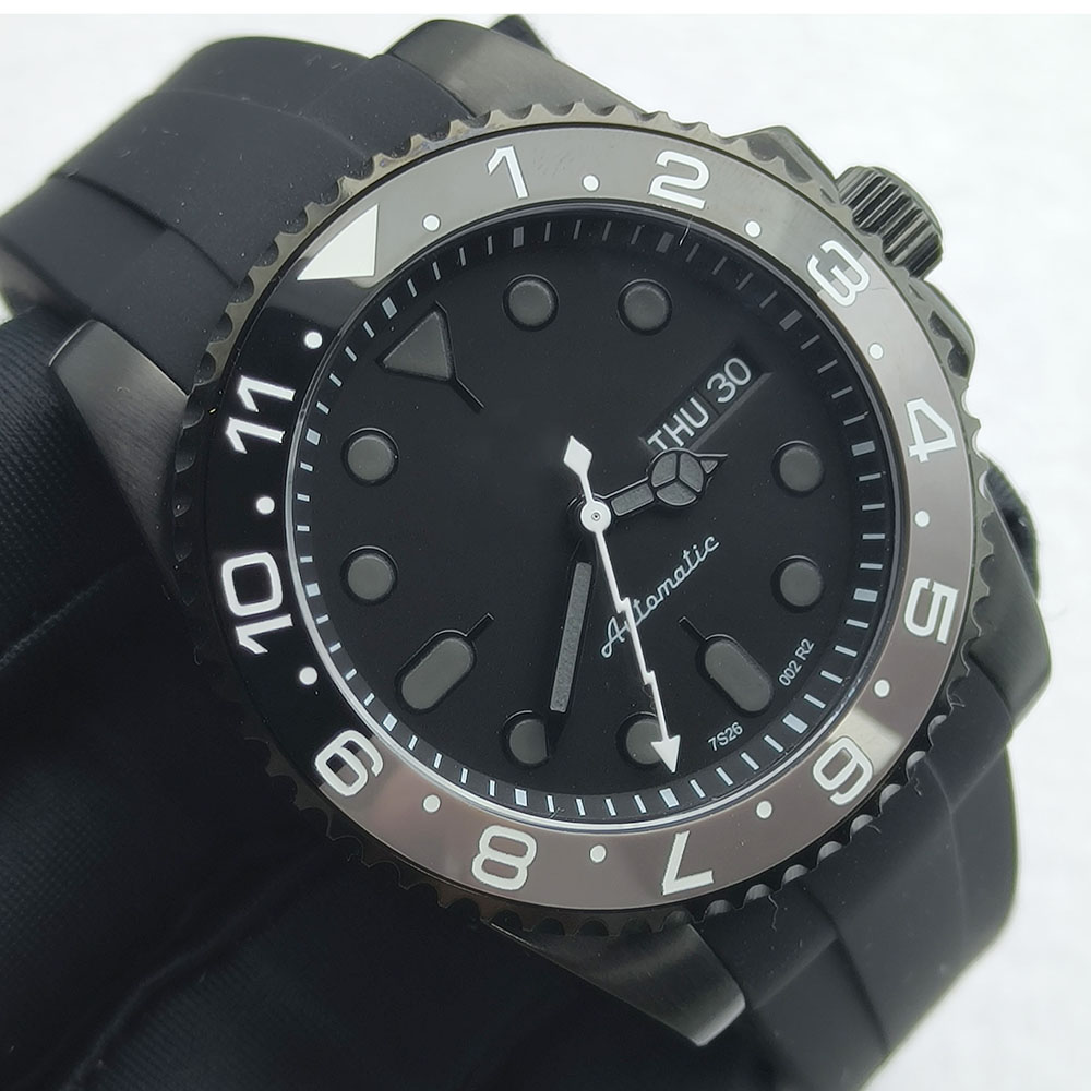 40MM NH36 Watch Black Men's St - Stainless Bracelet Diver บทวิจารณ์และราคา