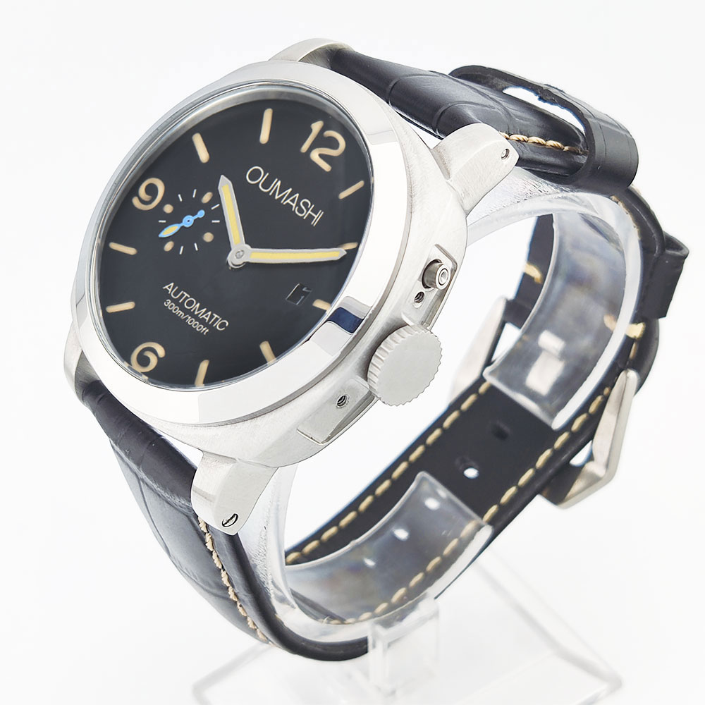 44mm Men's watch Seagull st255 - Stainless Bracelet Diver บทวิจารณ์และราคา