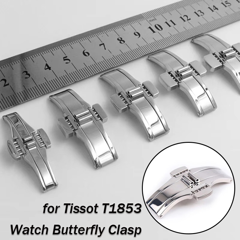 for Tissot T1853 Watch Band Bu - Butterfly Clasp Deployant บทวิจารณ์และราคา