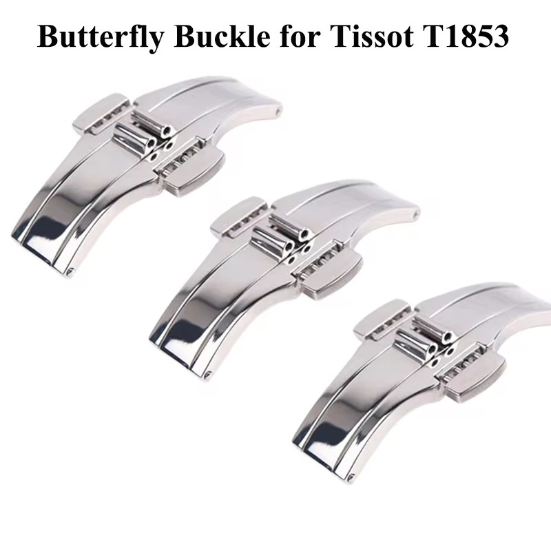 for Tissot T1853 Watch Band Bu - Butterfly Clasp Deployant บทวิจารณ์และราคา