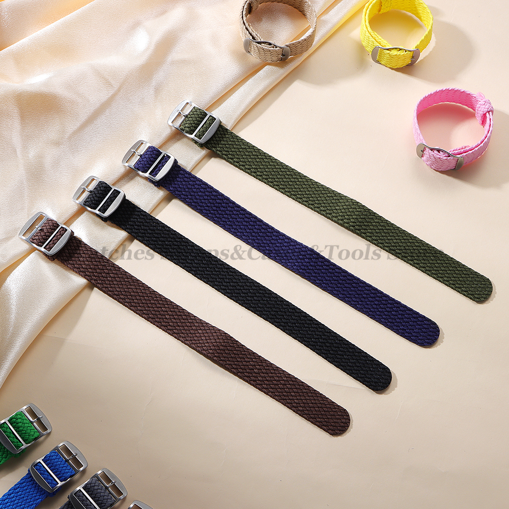 14mm 16mm 18mm 20mm 22mm Nylon - Perlon Strap Woven บทวิจารณ์และราคา