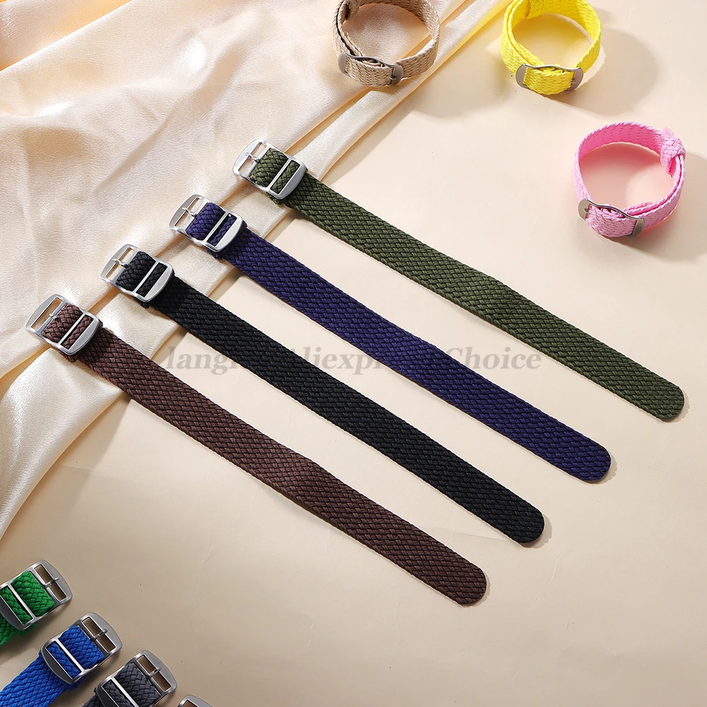 14mm 16mm 18mm 20mm 22mm Fabri - Perlon Strap Woven บทวิจารณ์และราคา