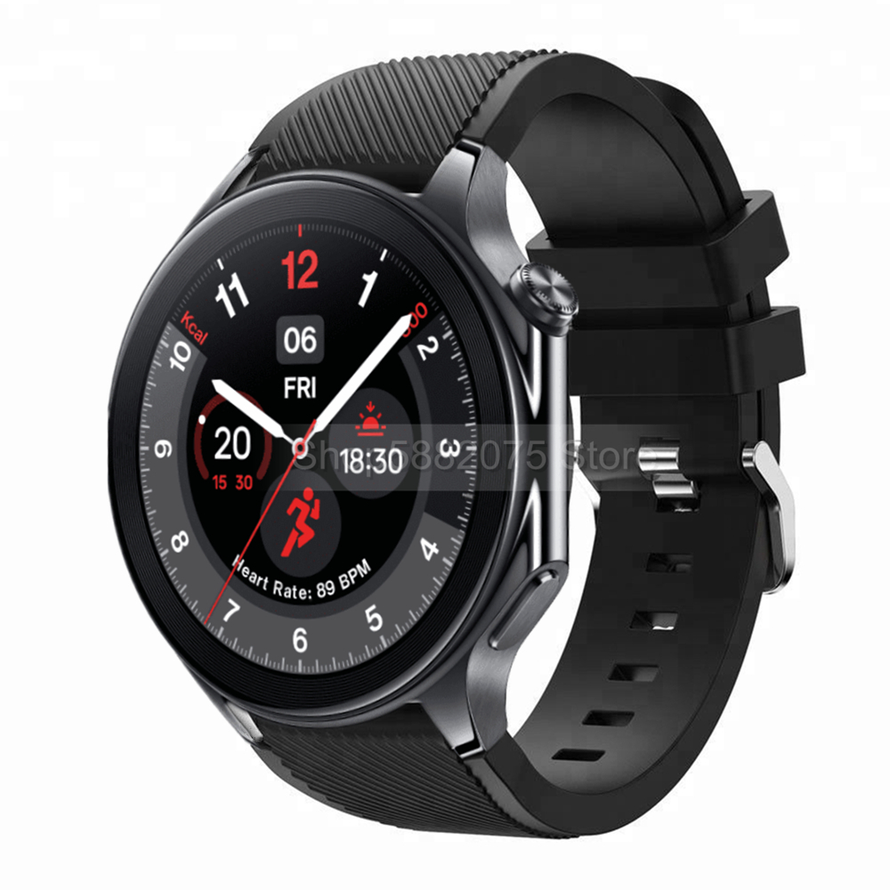 22mm Silicone Strap For OPPO W - Silicone Watch Band 22Mm บทวิจารณ์และราคา