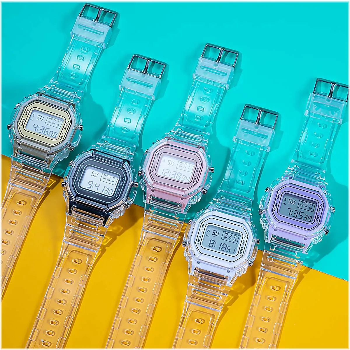PCV/F91W Steel Strap Watch LED - Tropic Strap Vintage บทวิจารณ์และราคา