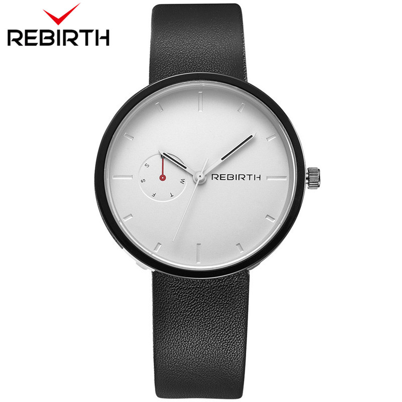 2018 Rebirth Popular Men Women - Leather Watch Band Men บทวิจารณ์และราคา