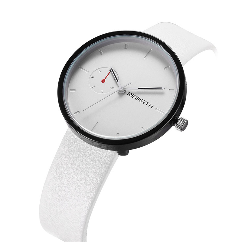 2018 Rebirth Popular Men Women - Leather Watch Band Men บทวิจารณ์และราคา