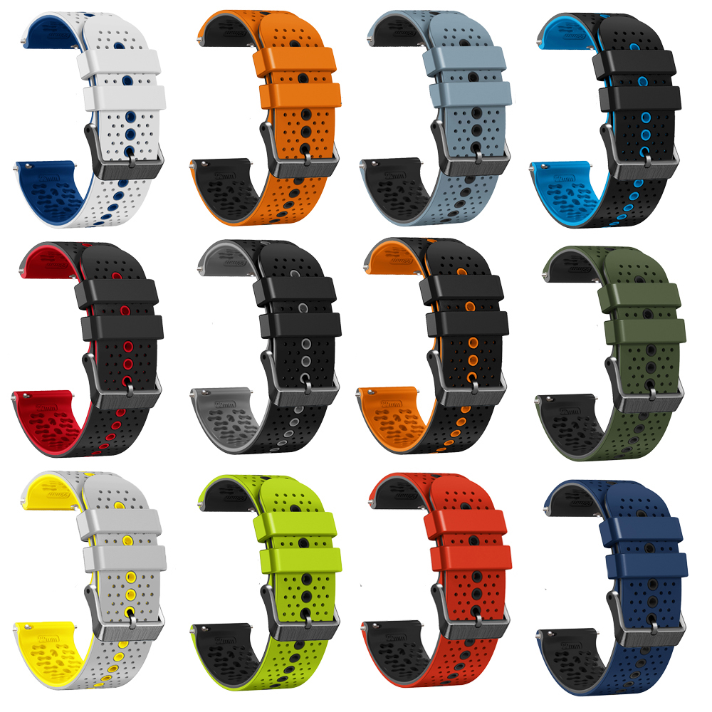 22mm Silicone Band For COROS P - Silicone Watch Band 22Mm บทวิจารณ์และราคา