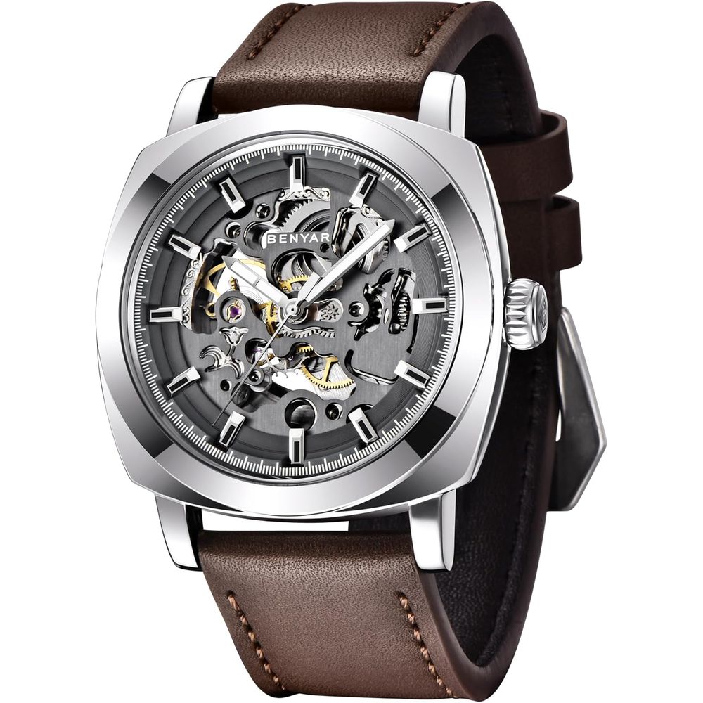 Men's 45mm Automatic Mechanica - Canvas Strap Watch บทวิจารณ์และราคา