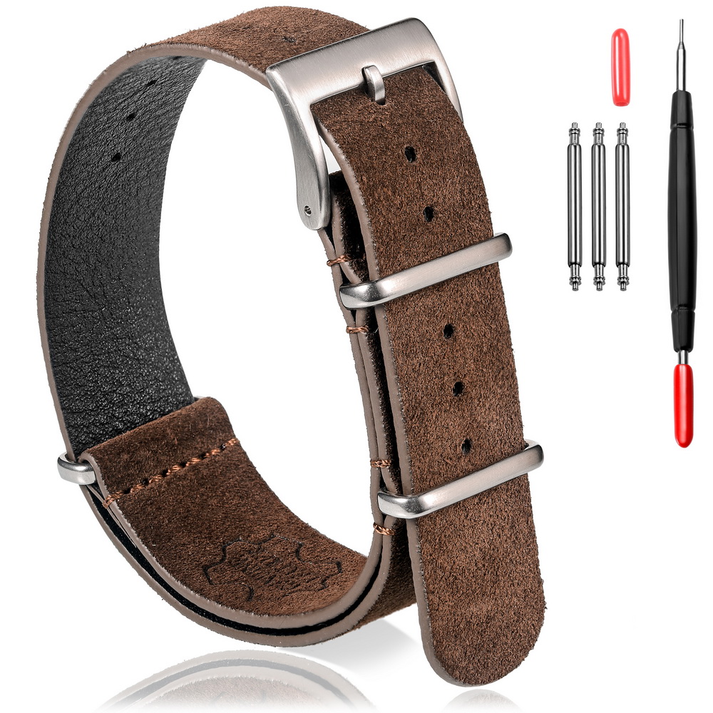 HEMSUT Genuine Leather Watch B - Tropic Strap Vintage บทวิจารณ์และราคา