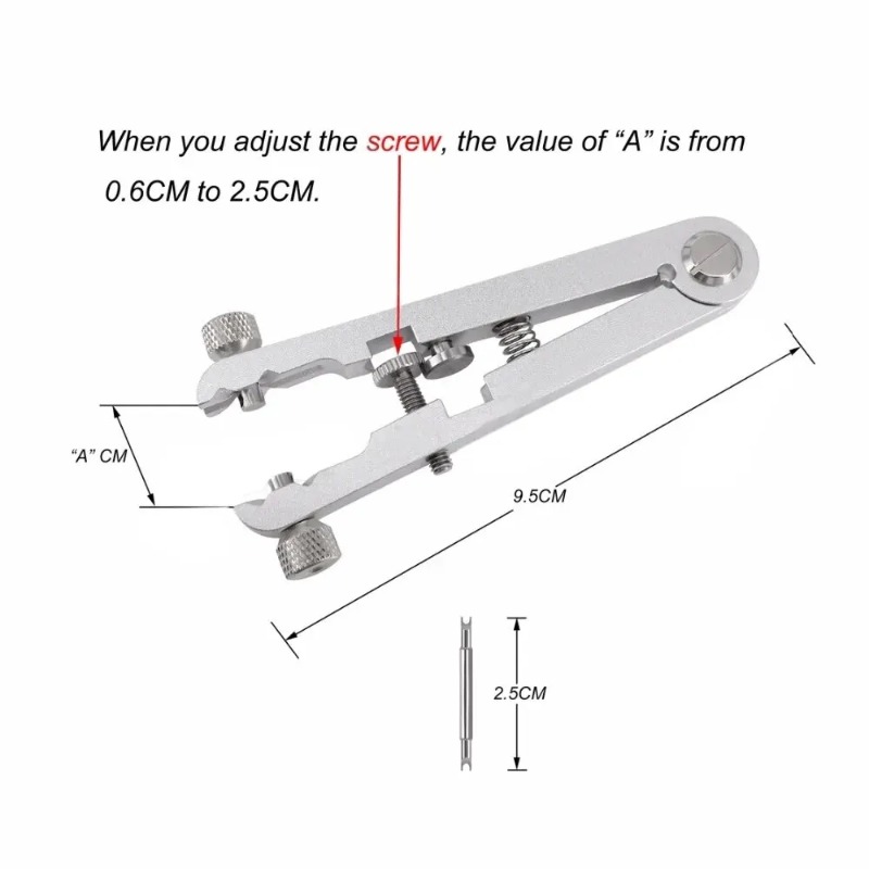 Aluminum Alloy Watch Band Remo - Spring Bar Tool Set บทวิจารณ์และราคา