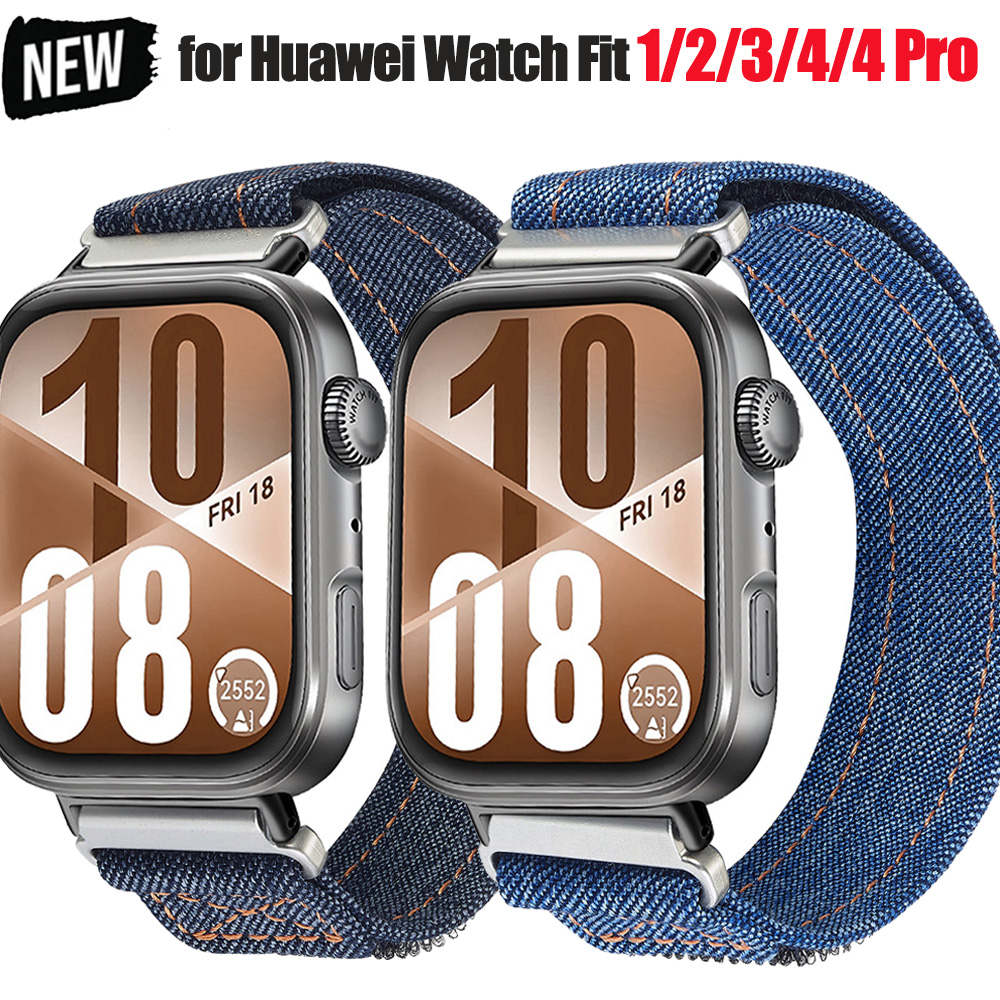 Nylon Watchband for Huawei Wat - Sport Loop Velcro บทวิจารณ์และราคา