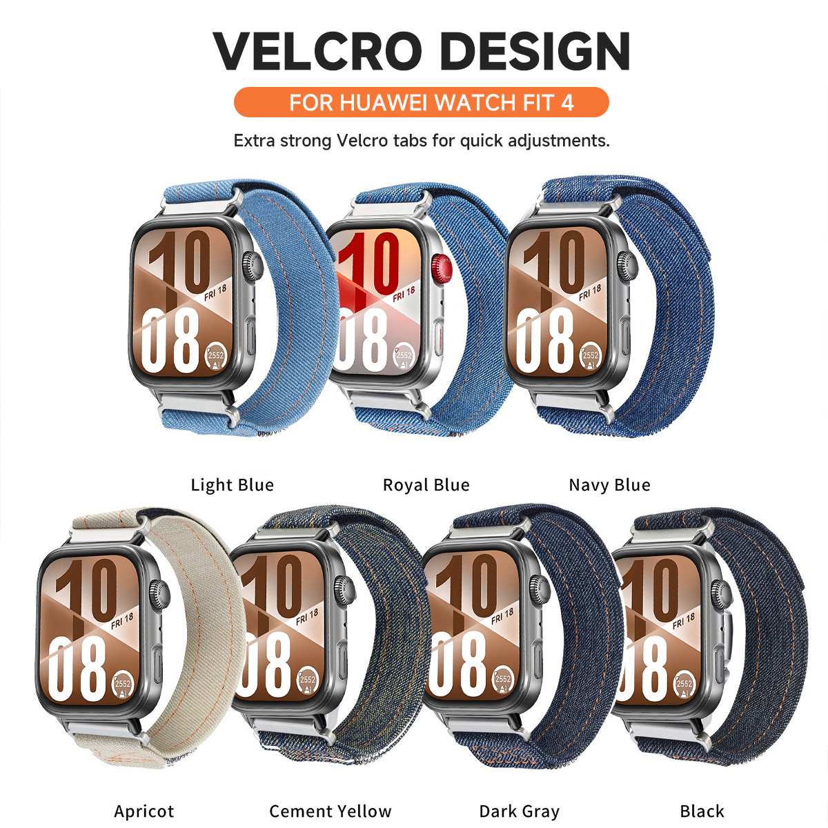 Nylon Watchband for Huawei Wat - Sport Loop Velcro บทวิจารณ์และราคา