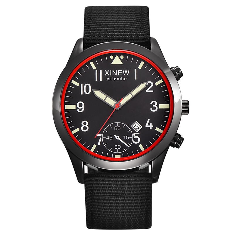 2020 XINEW Watches Men Fashion - Canvas Strap Watch บทวิจารณ์และราคา