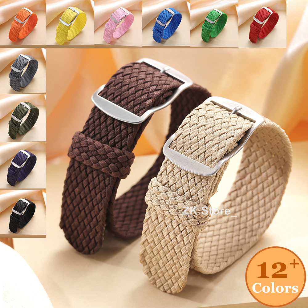 Fabric Woven Nylon Watch Band  - Perlon Strap Woven บทวิจารณ์และราคา