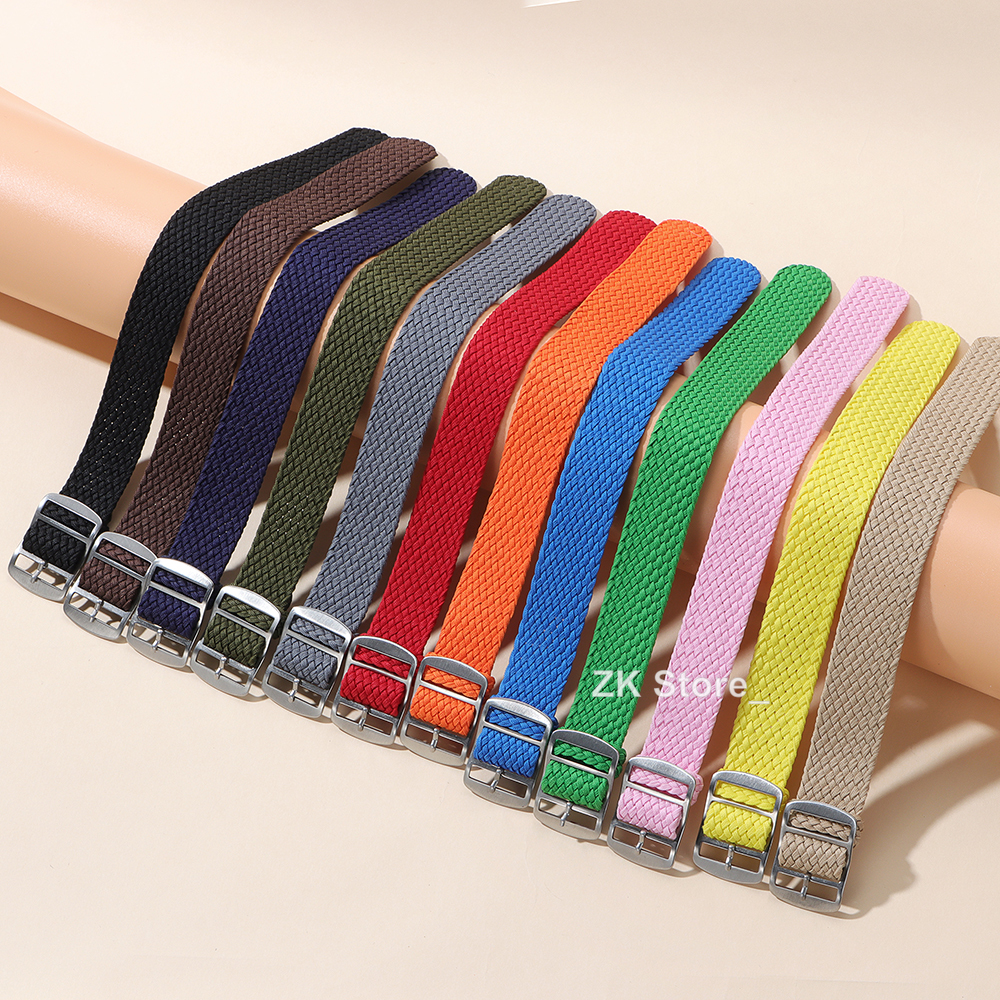 Fabric Woven Nylon Watch Band  - Perlon Strap Woven บทวิจารณ์และราคา