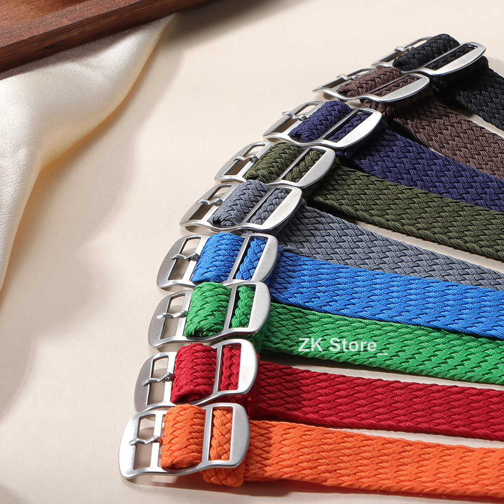 Fabric Woven Nylon Watch Band  - Perlon Strap Woven บทวิจารณ์และราคา